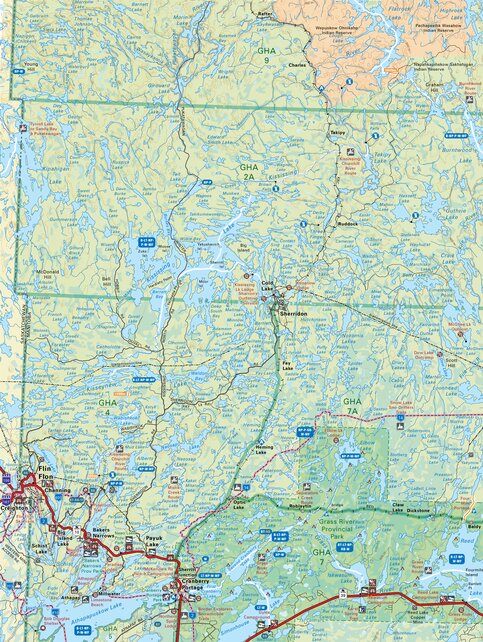MBMB70 Flin Flon - Manitoba Backroad Mapbook Topo Map by Backroad ...