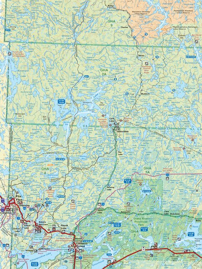 MBMB70 Flin Flon - Manitoba Backroad Mapbook Topo Preview 1