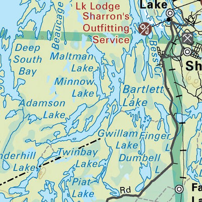 MBMB70 Flin Flon - Manitoba Backroad Mapbook Topo Preview 2