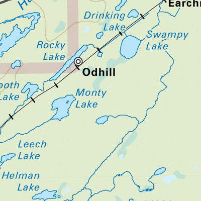 MBMB72 Cross Lake - Manitoba Backroad Mapbook Topo Preview 2