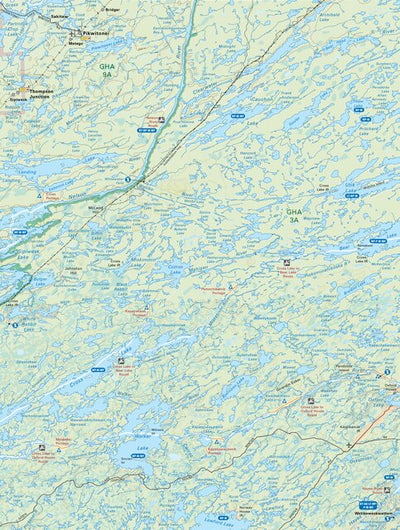 MBMB73 Pikwitonei - Manitoba Backroad Mapbook Topo Preview 1
