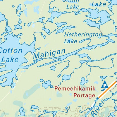 MBMB73 Pikwitonei - Manitoba Backroad Mapbook Topo Preview 2