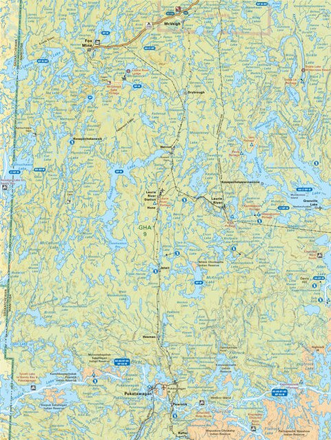 MBMB74 Pukatawagan - Manitoba Backroad Mapbook Topo Preview 1