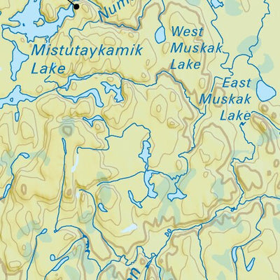 MBMB74 Pukatawagan - Manitoba Backroad Mapbook Topo Preview 3