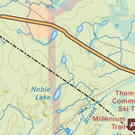 MBMB76 Thompson - Manitoba Backroad Mapbook Topo Preview 3