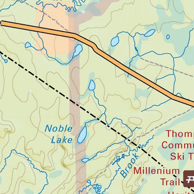 MBMB76 Thompson - Manitoba Backroad Mapbook Topo Preview 3