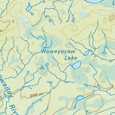 MBMB77 Split Lake - Manitoba Backroad Mapbook Topo Preview 3