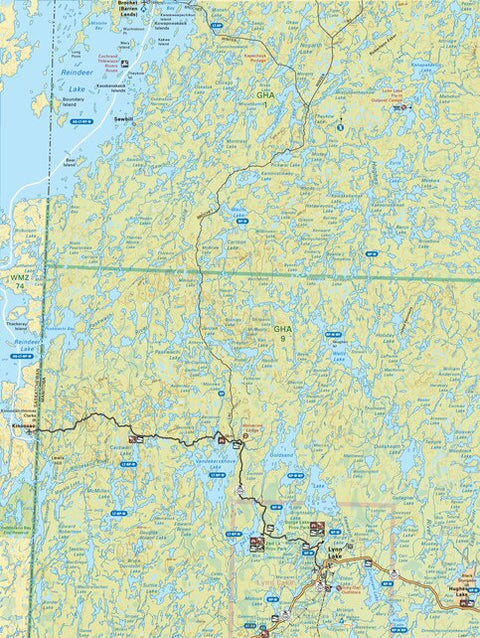 MBMB78 Lynn Lake - Manitoba Backroad Mapbook Topo Preview 1