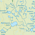 MBMB81 Churchill River - Manitoba Backroad Mapbook Topo Preview 2