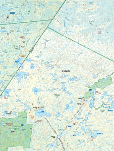 MBMB83 Kistigan Lake - Manitoba Backroad Mapbook Topo Preview 1
