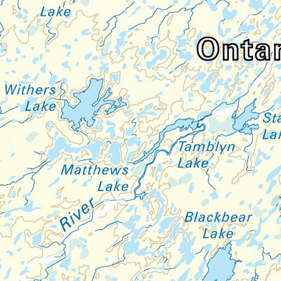 MBMB83 Kistigan Lake - Manitoba Backroad Mapbook Topo Preview 2