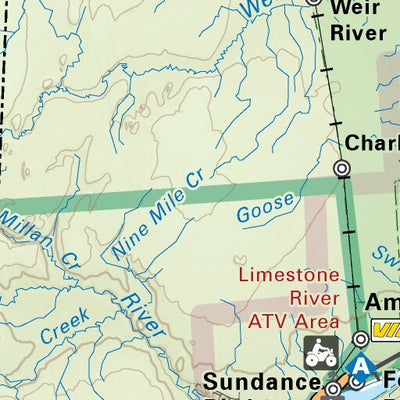 MBMB84 Gillam - Manitoba Backroad Mapbook Topo Preview 2