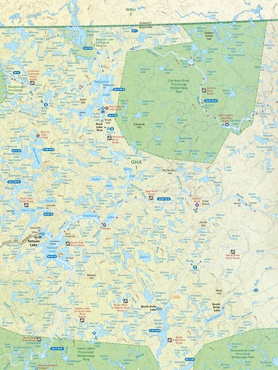 MBMB87 Seal River - Manitoba Backroad Mapbook Topo Preview 1