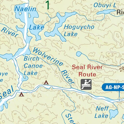 MBMB87 Seal River - Manitoba Backroad Mapbook Topo Preview 2