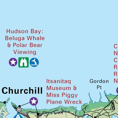 MBMB88 Churchill - Manitoba Backroad Mapbook Topo Preview 2