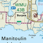 Backroad Mapbooks NEON02 Gore Bay – 6th ed Northeastern Ontario Topo digital map