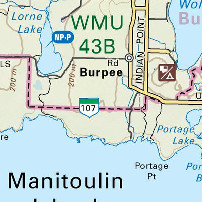 Backroad Mapbooks NEON02 Gore Bay – 6th ed Northeastern Ontario Topo digital map