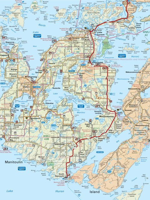 Backroad Mapbooks NEON03 Little Current – 6th ed Northeastern Ontario Topo digital map