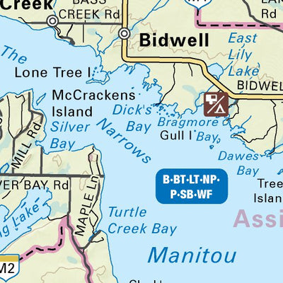 Backroad Mapbooks NEON03 Little Current – 6th ed Northeastern Ontario Topo digital map