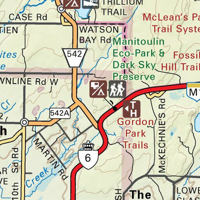 Backroad Mapbooks NEON03 Little Current – 6th ed Northeastern Ontario Topo digital map