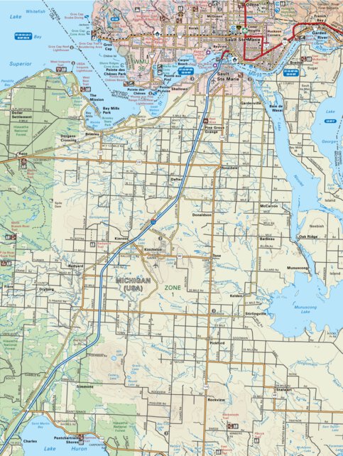 NEON05 Sault Ste Marie – 6th ed Northeastern Ontario Topo Map by ...