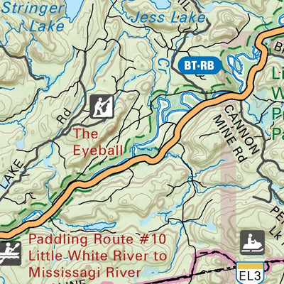 Backroad Mapbooks NEON07 Blind River – 6th ed Northeastern Ontario Topo digital map