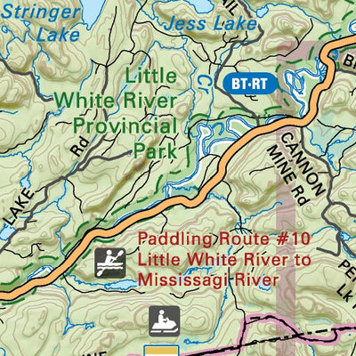 Backroad Mapbooks NEON07 Blind River - Northeastern Ontario Topo bundle exclusive