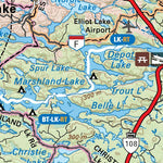 Backroad Mapbooks NEON08 Elliot Lake - Northeastern Ontario Topo bundle exclusive