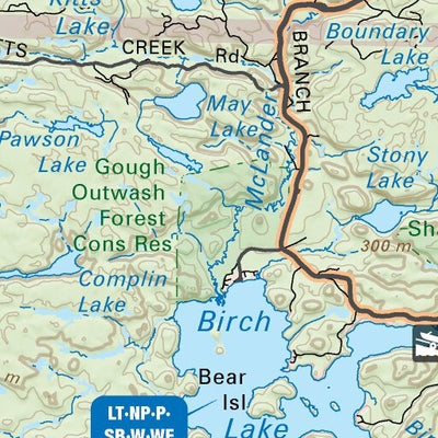 Backroad Mapbooks NEON09 Espanola – 6th ed Northeastern Ontario Topo digital map