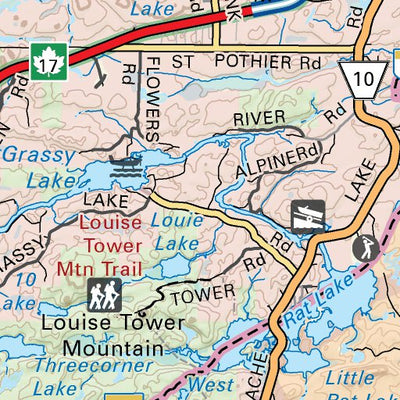 Backroad Mapbooks NEON10 Chelmsford – 6th ed Northeastern Ontario Topo digital map