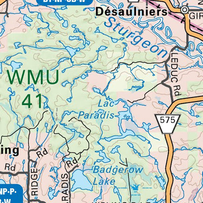 Backroad Mapbooks NEON12 Sturgeon Falls – 6th ed Northeastern Ontario Topo digital map