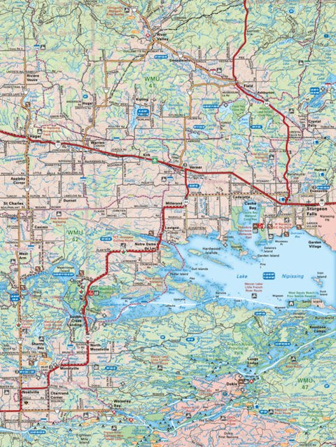 Backroad Mapbooks NEON12 Sturgeon Falls - Northeastern Ontario Topo bundle exclusive