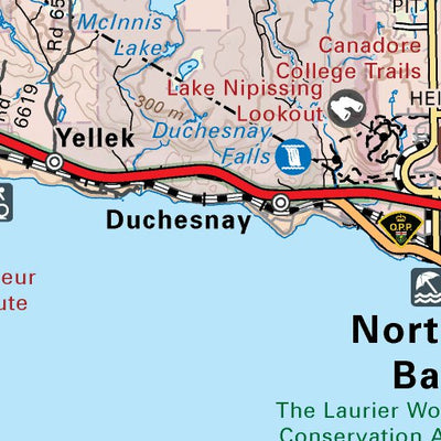 Backroad Mapbooks NEON13 North Bay – 6th ed Northeastern Ontario Topo digital map