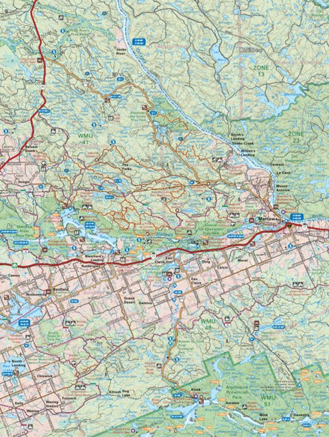 Backroad Mapbooks NEON14 Mattawa – 6th ed Northeastern Ontario Topo digital map