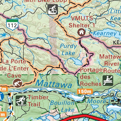 Backroad Mapbooks NEON14 Mattawa – 6th ed Northeastern Ontario Topo digital map