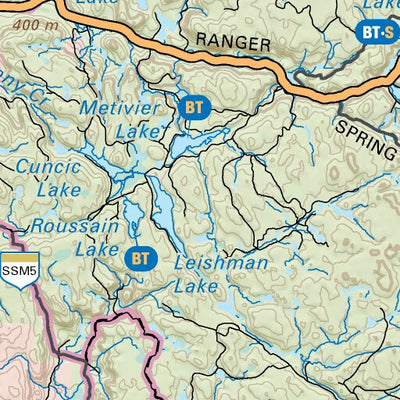 Backroad Mapbooks NEON16 Searchmont – 6th ed Northeastern Ontario Topo digital map