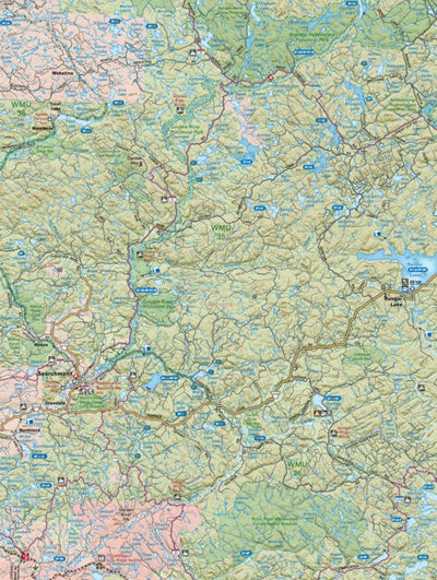 Backroad Mapbooks NEON16 Searchmont - Northeastern Ontario Topo bundle exclusive