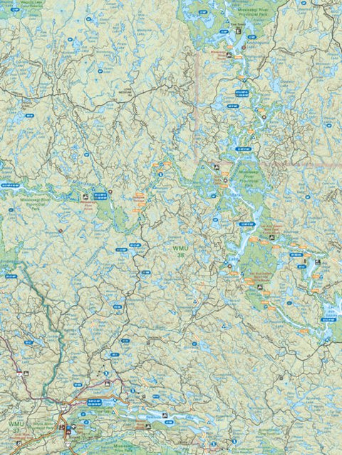 Backroad Mapbooks NEON18 Mississagi River – 6th ed Northeastern Ontario Topo digital map