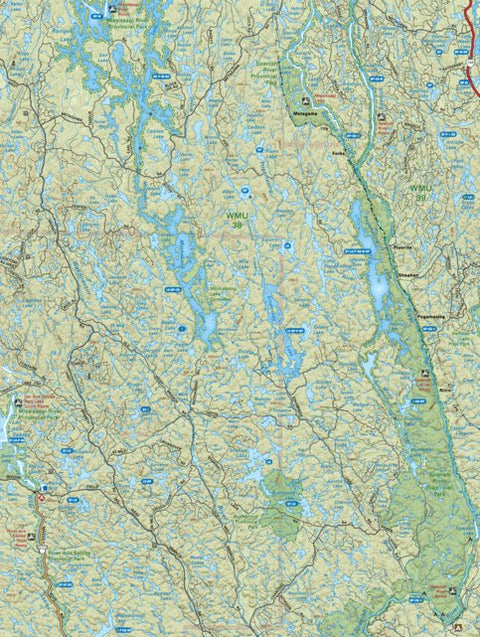 Backroad Mapbooks NEON19 Pogamasing Lake - Northeastern Ontario Topo bundle exclusive