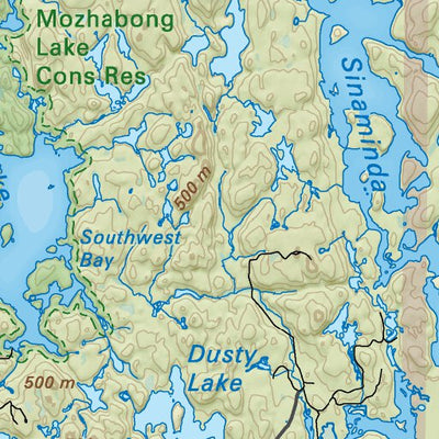 Backroad Mapbooks NEON19 Pogamasing Lake - Northeastern Ontario Topo bundle exclusive