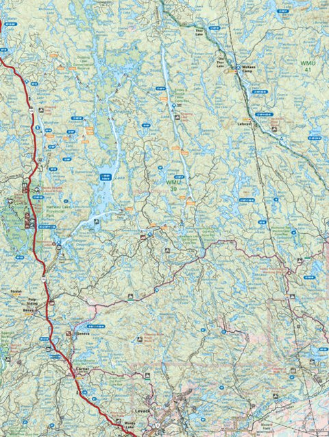 Backroad Mapbooks NEON20 Onaping Lake – 6th ed Northeastern Ontario Topo digital map