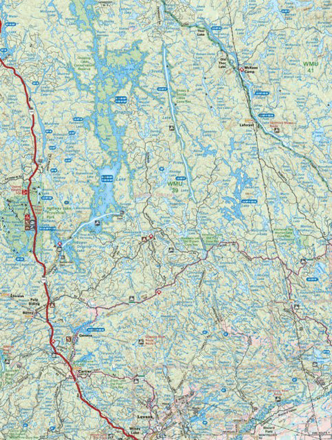 Backroad Mapbooks NEON20 Onaping Lake - Northeastern Ontario Topo bundle exclusive