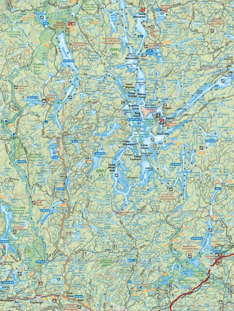 Backroad Mapbooks NEON22 Lake Temagami - Northeastern Ontario Topo bundle exclusive