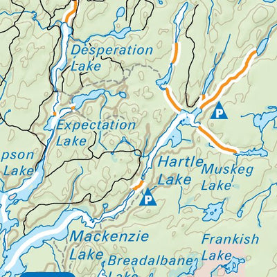 Backroad Mapbooks NEON23 Temagami – 6th ed Northeastern Ontario Topo digital map