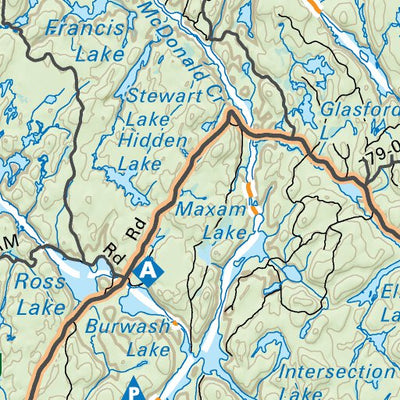 Backroad Mapbooks NEON23 Temagami – 6th ed Northeastern Ontario Topo digital map