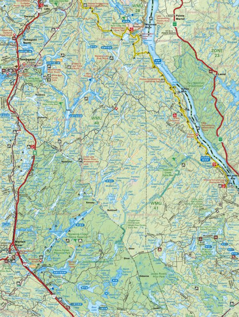 Backroad Mapbooks NEON23 Temagami - Northeastern Ontario Topo bundle exclusive
