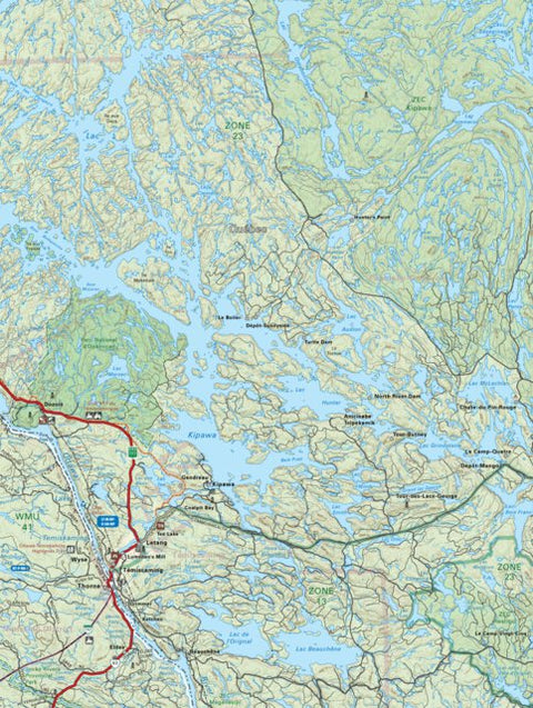 Backroad Mapbooks NEON24 Thorne – 6th ed Northeastern Ontario Topo digital map
