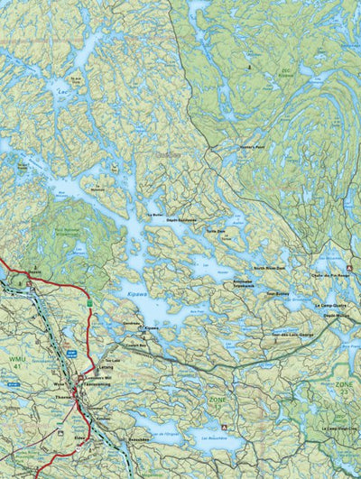 Backroad Mapbooks NEON24 Thorne - Northeastern Ontario Topo bundle exclusive