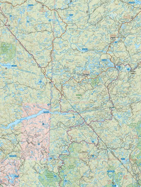Backroad Mapbooks NEON26 Pineal Lake – 6th ed Northeastern Ontario Topo digital map