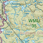 Backroad Mapbooks NEON26 Pineal Lake - Northeastern Ontario Topo bundle exclusive